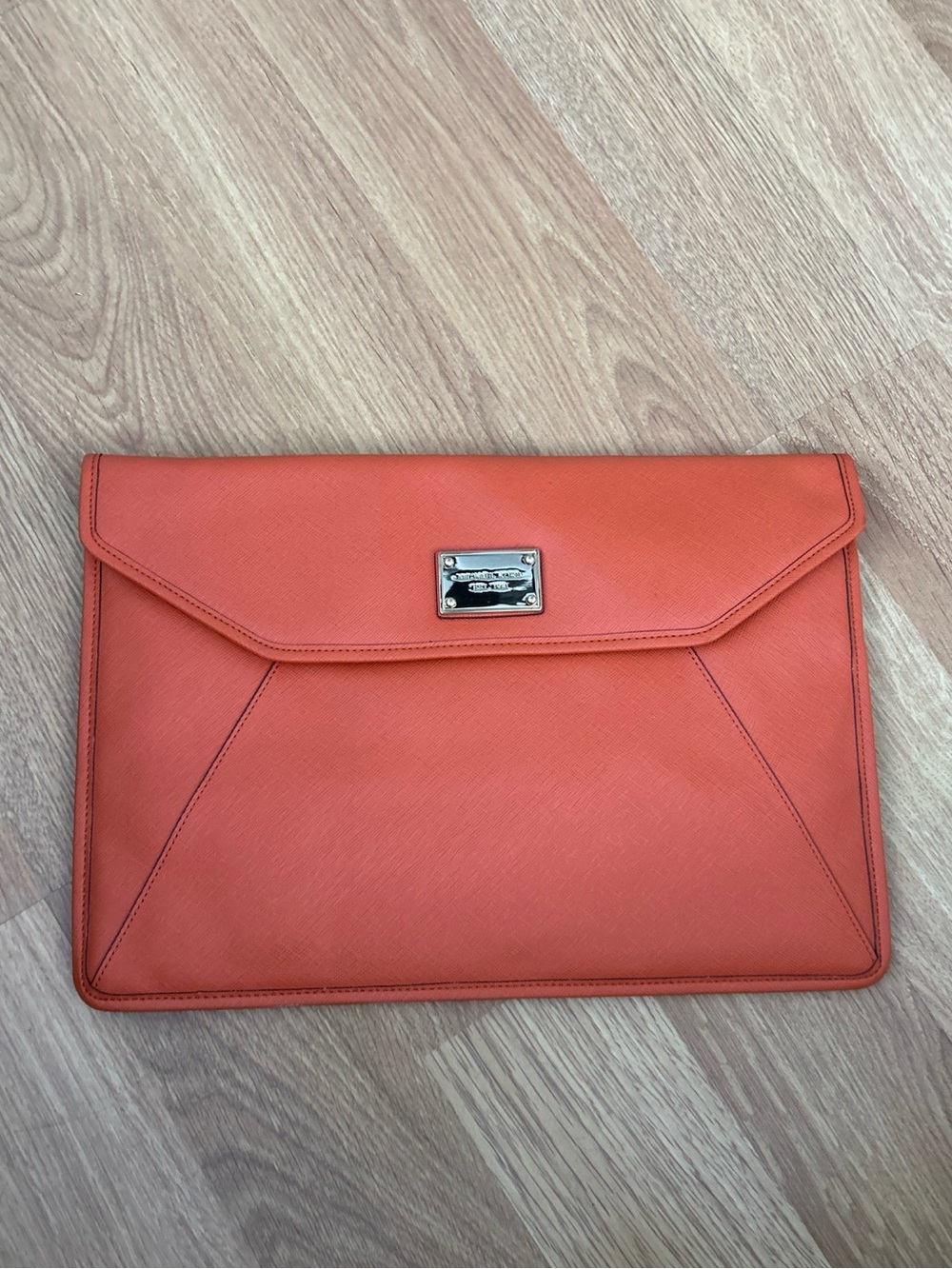 Michael Kors Orange Envelope Clutch